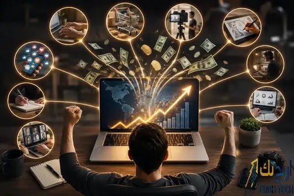 كيف تربح المال من الإنترنت يوميًا في 2026؟ أفضل 10 طرق حقيقية ومجربة للمبتدئين والمحترفين