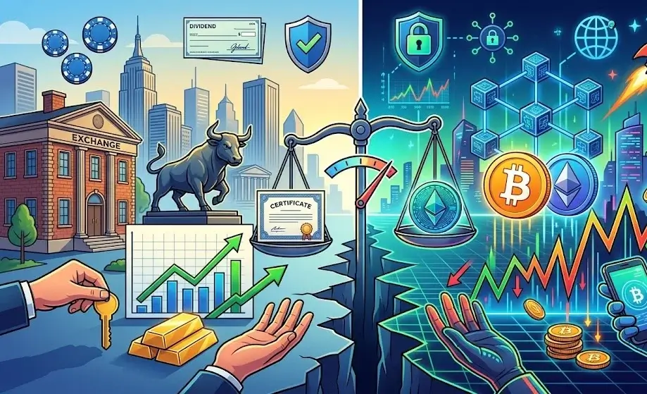 مقارنة بين الأسهم والعملات الرقمية: أيهما أفضل؟