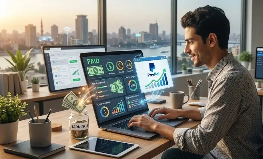مواقع تدفع عبر PayPal بدون استثمار 2026
